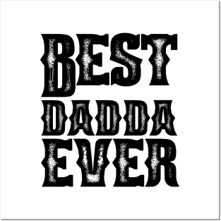 Best daddy ever typography Posters and Art